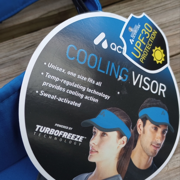 NWT Activ cool Unisex Fly-by Visor UPF Protection blue - Picture 4 of 7
